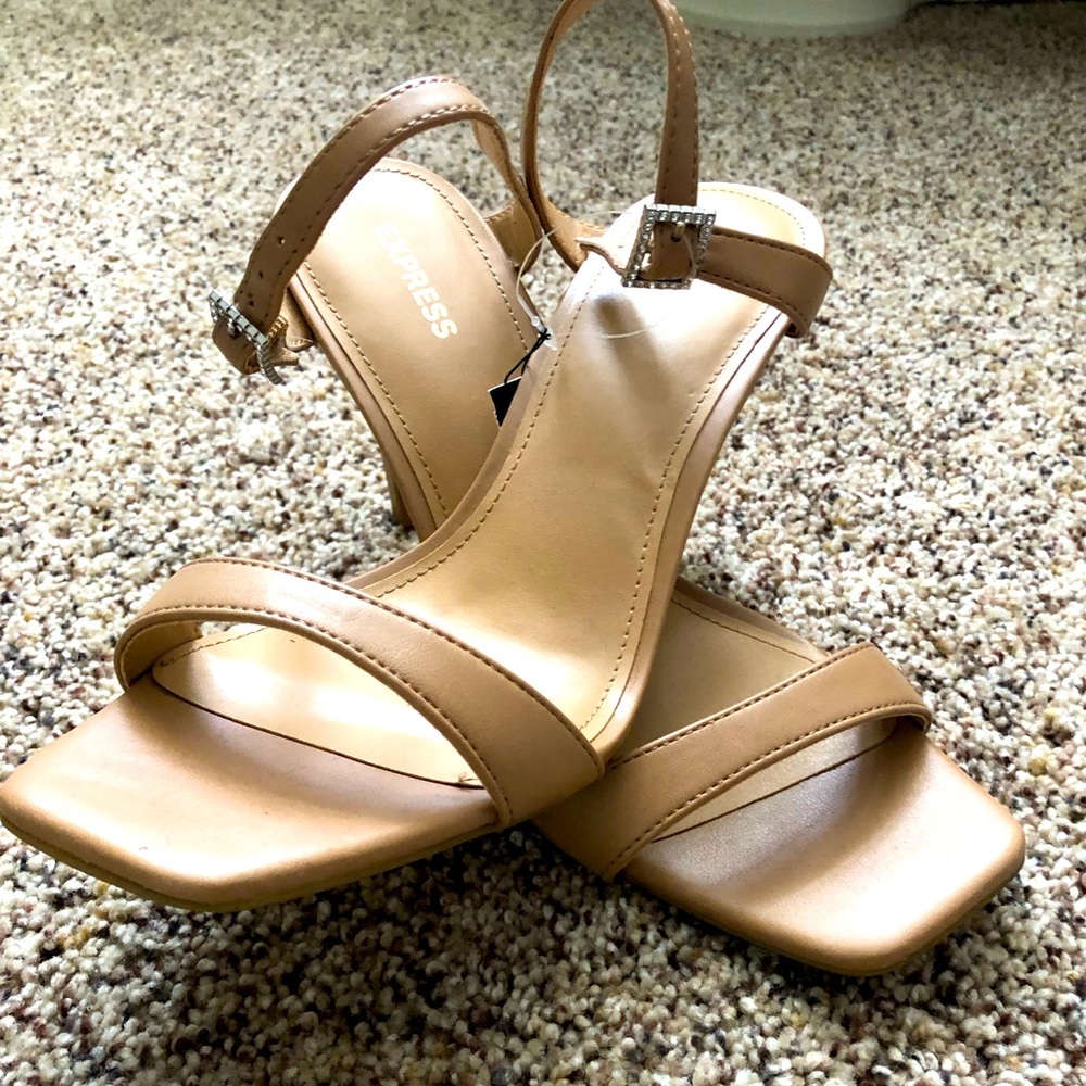 Express strappy heels